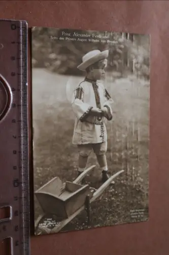 alte Fotokarte - Prinz Alexander Ferdinand von Preußen