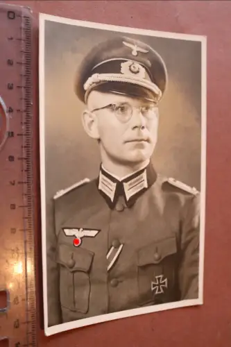 tolles altes Foto Portrait eines Offizier mit EK I  St.Ingbert