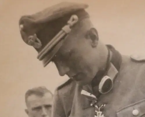 tolles altes Foto - Portrait Soldat Polizei -   EK II 