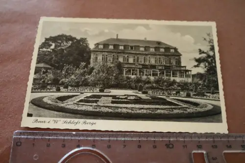 tolle alte Karte - Buer i.W.  - Schloß Berge 30-40er Jahre