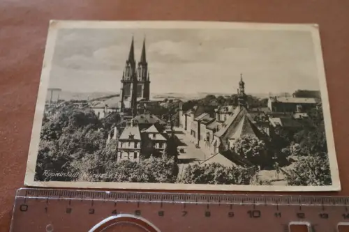 tolle alte Karte - Teppichstadt Oelsnitz  Eger Straße 20-40er Jahre