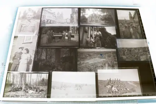 166 Negative eines Soldaten - Westfeldzug - Frankreich , Belgien ? Heimat 