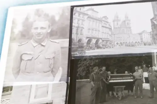 166 Negative eines Soldaten - Westfeldzug - Frankreich , Belgien ? Heimat 