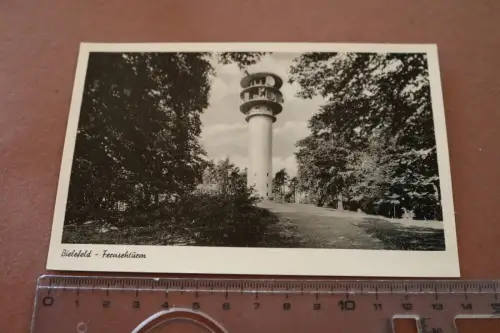tolle alte Karte -Bielefeld Fernsehturm  50-60er Jahre ?