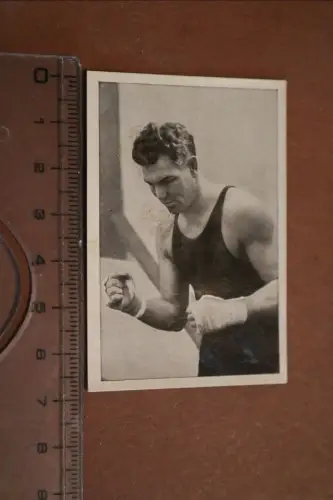 altes Sammelbild Trumpf Schokolade - Boxer Jack Dempsey  Bild 1 