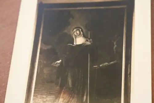 vier alte Fotokarten - Nonnenkirche Fulda und Abteil z.hl. Maria Fulda 
