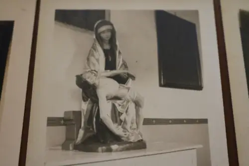 vier alte Fotokarten - Nonnenkirche Fulda und Abteil z.hl. Maria Fulda 
