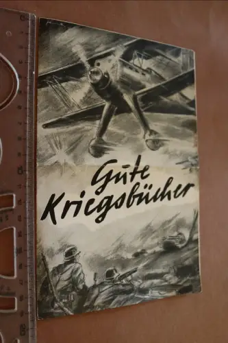 altes Blatt Bestellschein - Gute Kriegsbücher 
