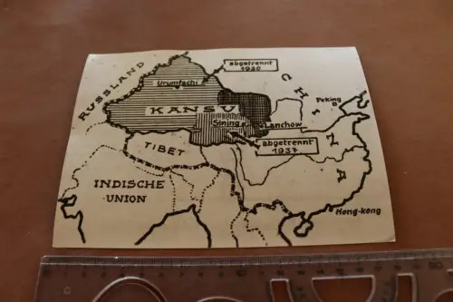 tolles altes Foto abgetrennte Missionsgebiete Buddenbrocks China 