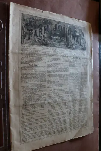 tolle alte Zeitung - The Farm Journal von Juni 1892 