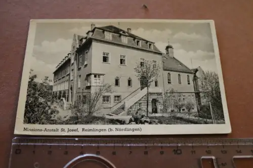 tolle alte Karte - Missions-Anstalt St. Josef - Reimlingen 30-40er Jahre ??