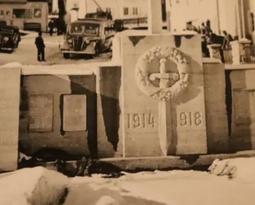 tolles altes Foto - Kriegerdenkmal 1914-1918 in Österreich - Ort ???