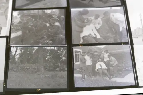 79 alte Negative eines Soldaten ,Westfeldzug, Frankreich, zerstörte Panzer, usw 