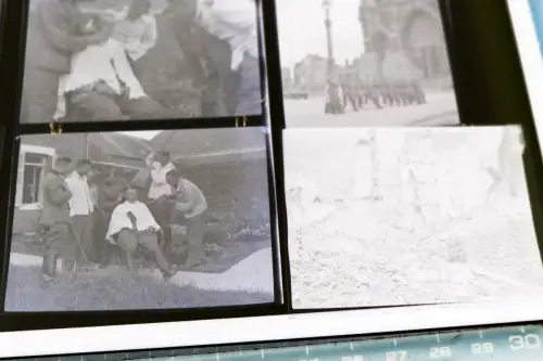79 alte Negative eines Soldaten ,Westfeldzug, Frankreich, zerstörte Panzer, usw 