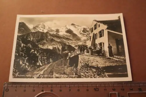 tolle alte Karte - Faulhorn-Hotel - 20-30er Jahre ??