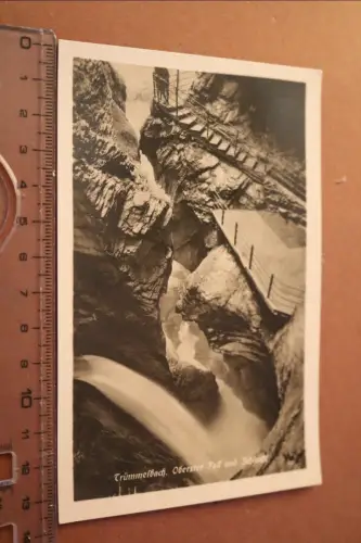 tolle alte Karte - Trümmelbach - Oberster Teil - 20-30er Jahre ??