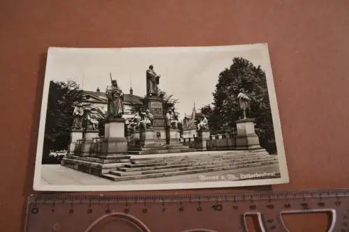 tolle alte Karte  Worms a. Rh. - Lutherdenkmal  30-40er Jahre ?