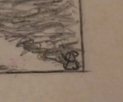 tolle alte Karte  Handzeichnung von A. Schweikert Mainz - 1910-30 ??