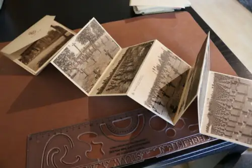 alte Karten-Serie - Deutsche Kriegerfriedhöfe WK I Belgien - 30-40er Jahre 