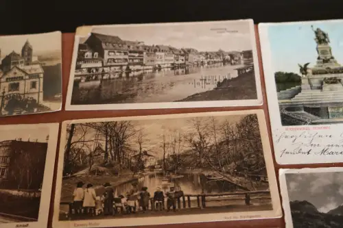 14 tolle alte Karten - vers. Orte usw. vor 1945