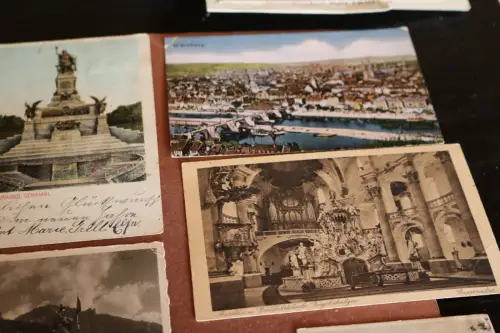 14 tolle alte Karten - vers. Orte usw. vor 1945