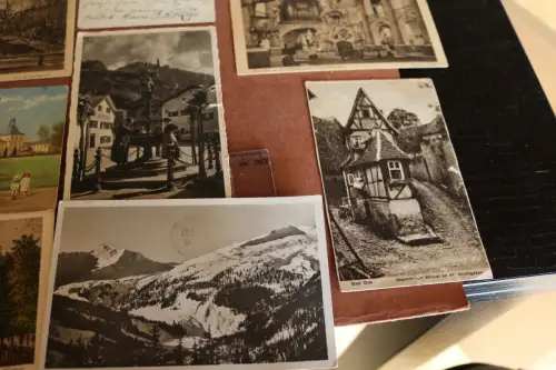 14 tolle alte Karten - vers. Orte usw. vor 1945