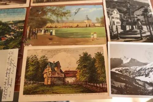 14 tolle alte Karten - vers. Orte usw. vor 1945