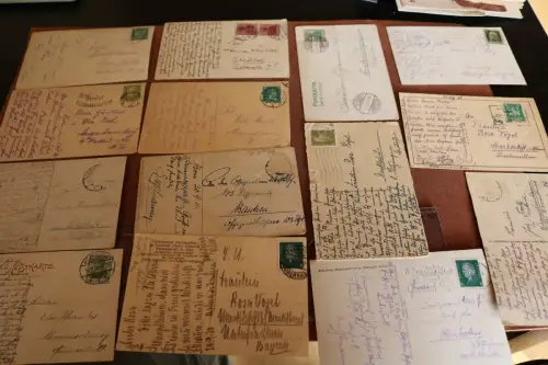 14 tolle alte Karten - vers. Orte usw. vor 1945