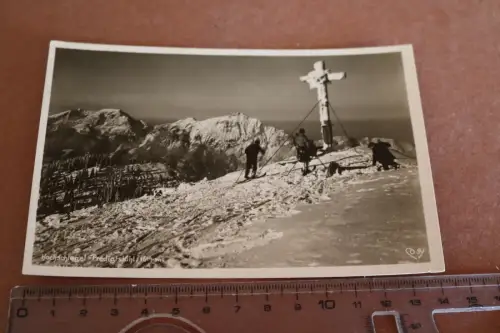 tolle alte Karte - Hochschlegel Predigtstuhl - Bad Reichenhall 1941