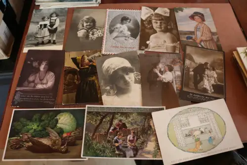 212 tolle alte Karten, Kitsch, Künstler, Feldpost usw viel Deutsches Reich 