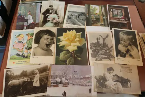 212 tolle alte Karten, Kitsch, Künstler, Feldpost usw viel Deutsches Reich 