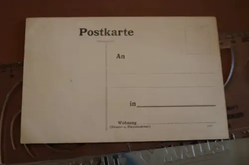 tolle alte Fotokarte - drei Männer Matrosen ? füllen einen ab - 1900-1910 ?