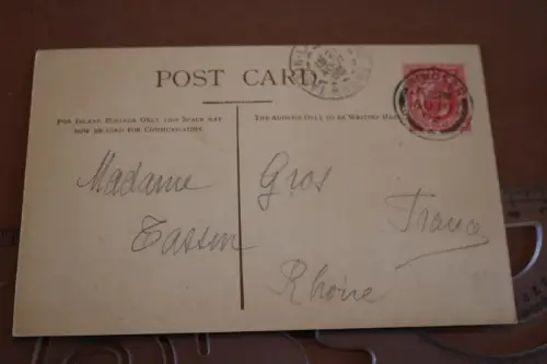 tolle alte Fotokarte König Georg V. u seiner  Königin Mary von Teck 1903 