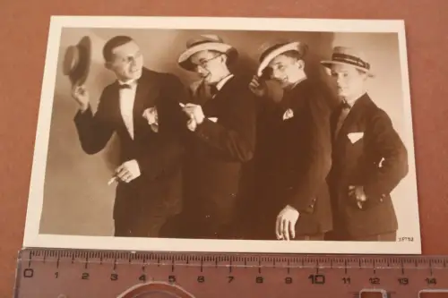 tolle alte Karte - vier Männer - Sänger ??? 1910-20 ??