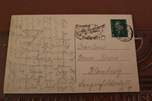 tolle alte Werbekarte mit Cläre Rommer - Illusion Dralle - Parfüm - 1929