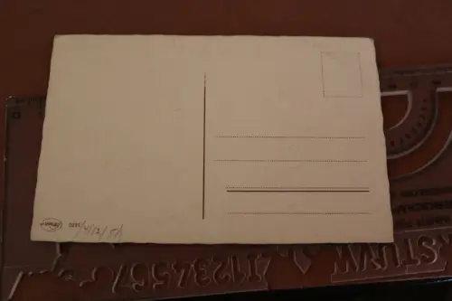 tolle alte  Künstlerkarte - Ein unangenehmer Zwischenfall - Flugzeug 