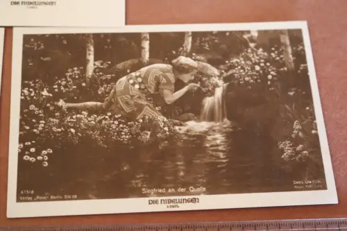 drei tolle alte Filmkarte - Ross Verlag - Die Nibelungen 