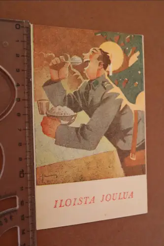 tolle alte  Künstlerkarte Finnland Iloista Joulua - 1941 - 