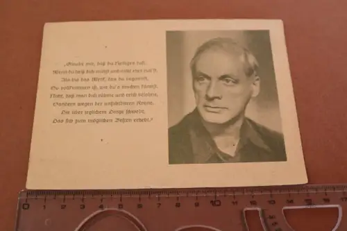 tolle alte Karte - Erinnerungskarte - Günther Heydt Schriftsteller ?1947