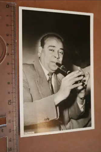 tolle alte Karte - Musiker - La Cubana ? original Unterschrift - 1955