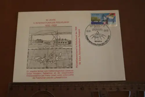 toller alter Umschlag 50 Jahre II. Intern. Polarjahr 1932-1933 - 1983