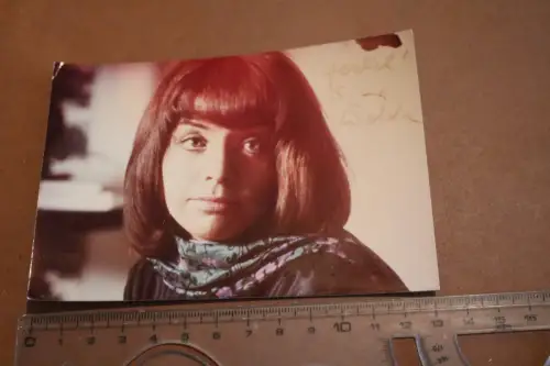 tolles altes Foto - Portrait Sina Walden - original signiert 60-70er Jahre ?