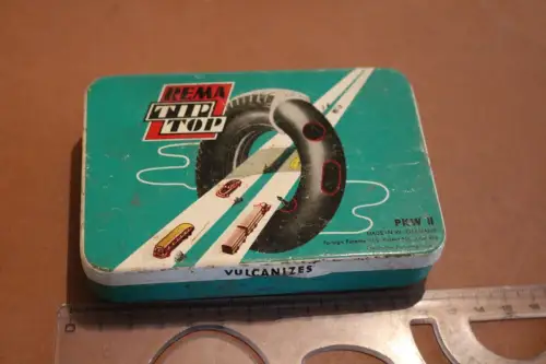 tolle alte Rema TipTop Flickset PKW II  Dose  ohne Inhalt