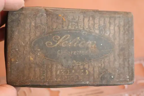 alte Zigarettendose Selica Cigarettes Kosmos Zigarettendose 50 Cigaretten