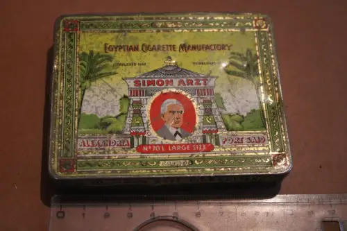tolle alte Zigarettendose   Simon Arzt No 70 Large Size
