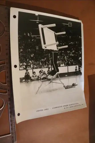 tolles altes großes Foto - Artist Chester Cable - Harlem Globetrotters 1977