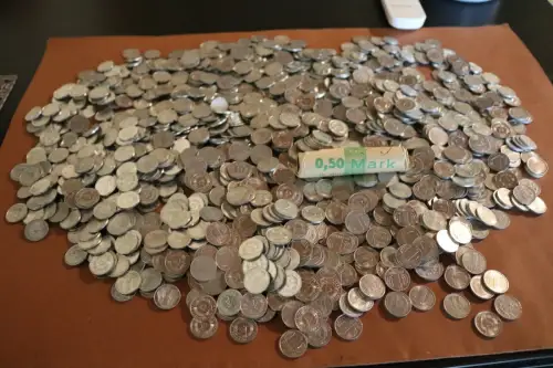riesiges Konvolut DDR 1 Pfennig Münzen, etwas über 1kg 