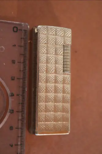 tolles altes SUNEX Gasfeuerzeug, Vintage Feuerzeug goldfarben