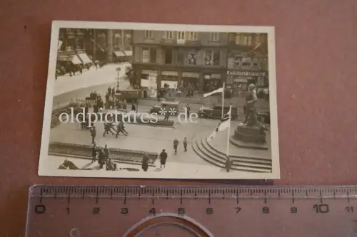 tolles altes Foto - Dresden Johannesring - Bismarck Denkmal - 1914-1920 ??
