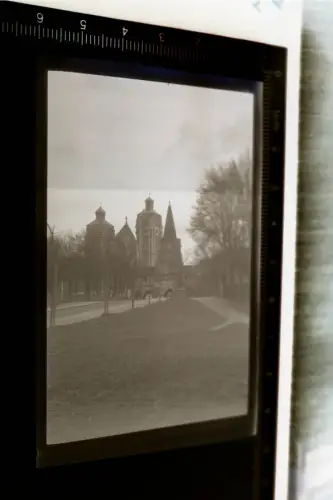 tolles altes Negativ - Ingolstadt  Liebfrauenmünster - 20-30er Jahre 